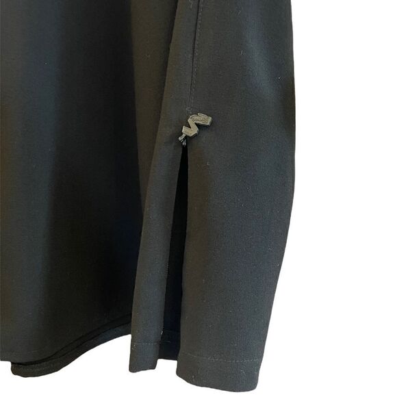 Sympli Collared Zip Front Black Jacket - Picture 5 of 6